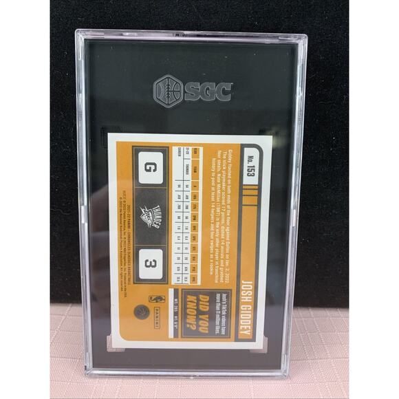 2021 Panini Chronicles #153 Josh Giddey SGC GRADED 6!! Great gift!! - Picture 2 of 2